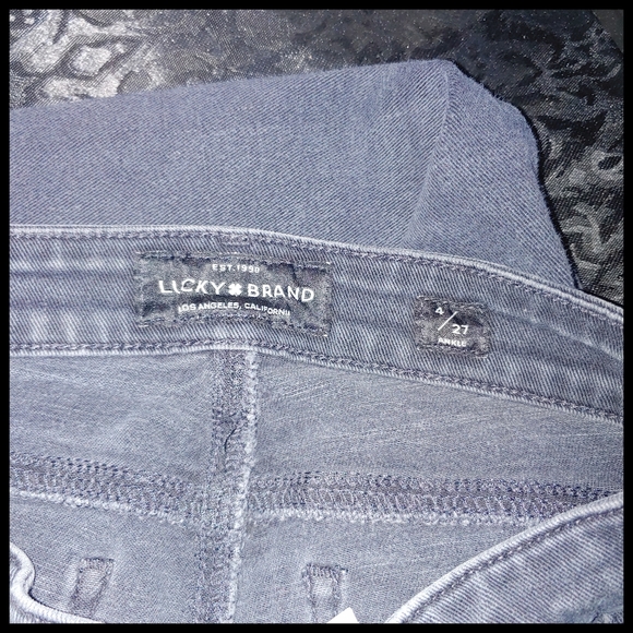 Lucky Brand Stella Skinnny Black Jeans 4/27 - Picture 6 of 8